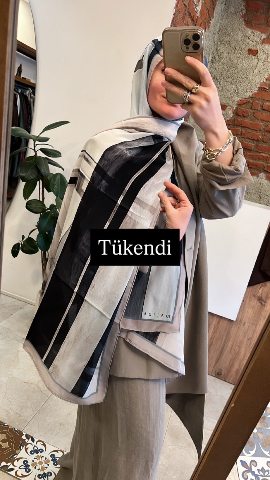 Siyah geçişli vizon şal MİSS DALİDA
