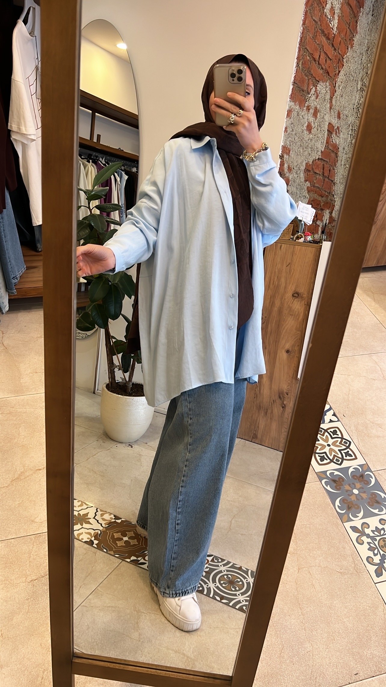 Snow jeans açık mavi QOOQ