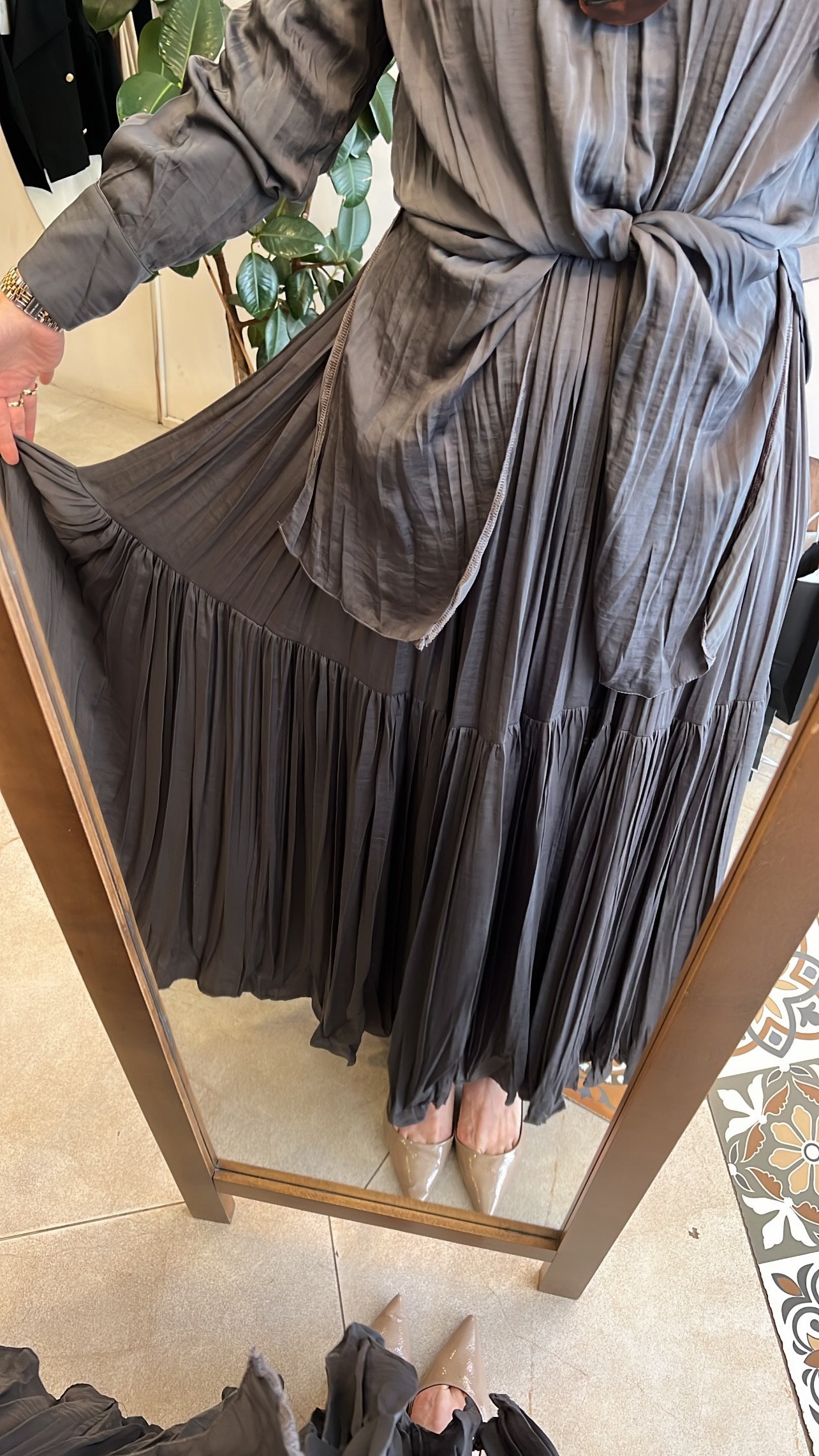 Tuniği aksesuarlı cupra takım gri CEREMONY