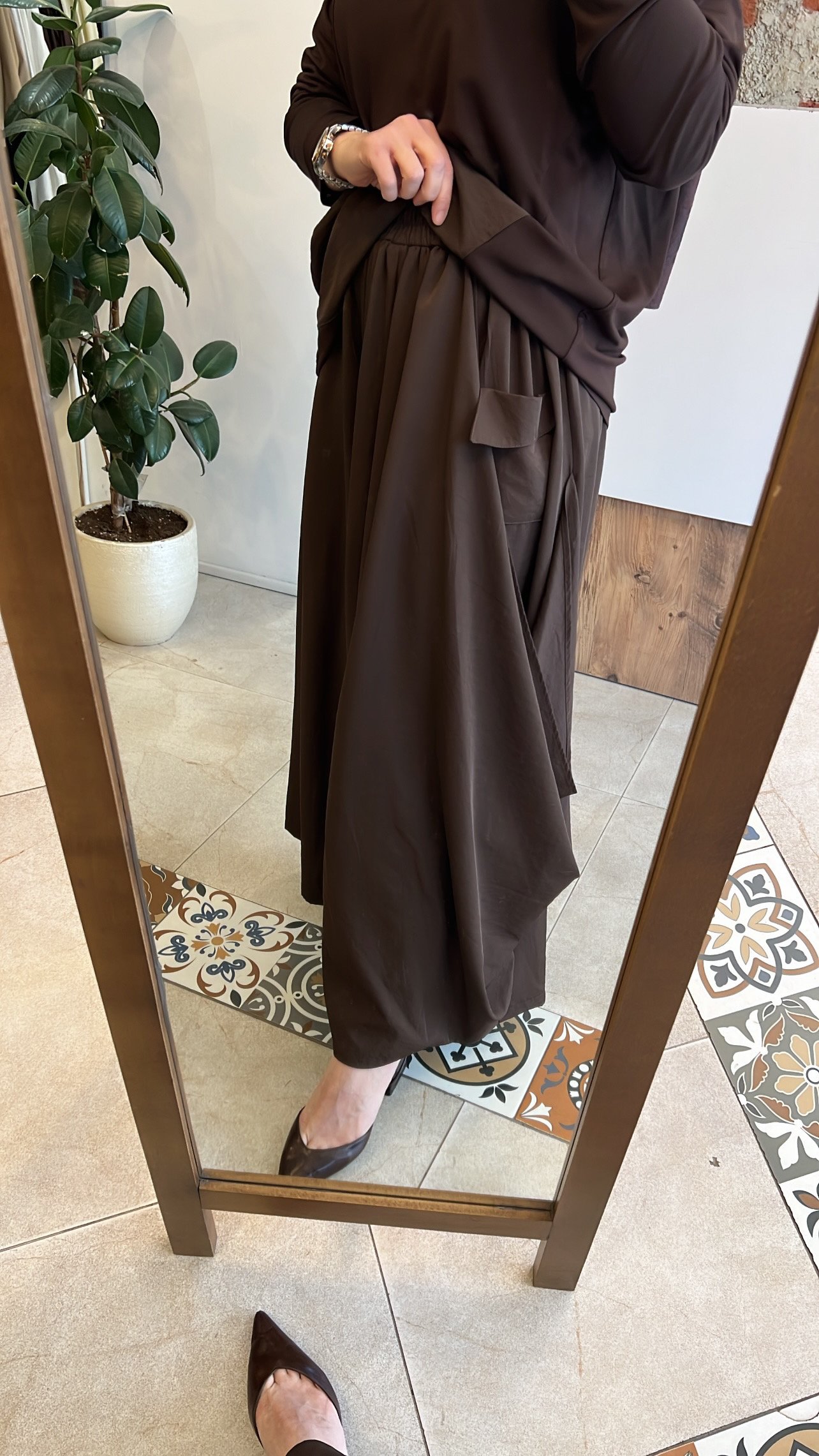 Uzun kollu bambu takım kahve CEREMONY 