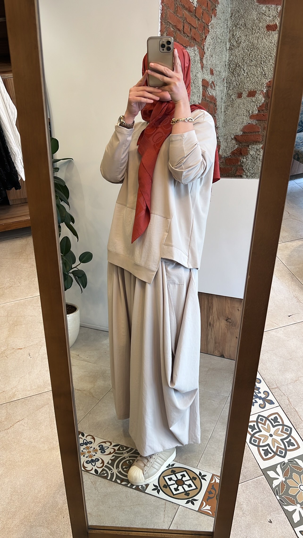 Uzun kollu bambu takım taş CEREMONY