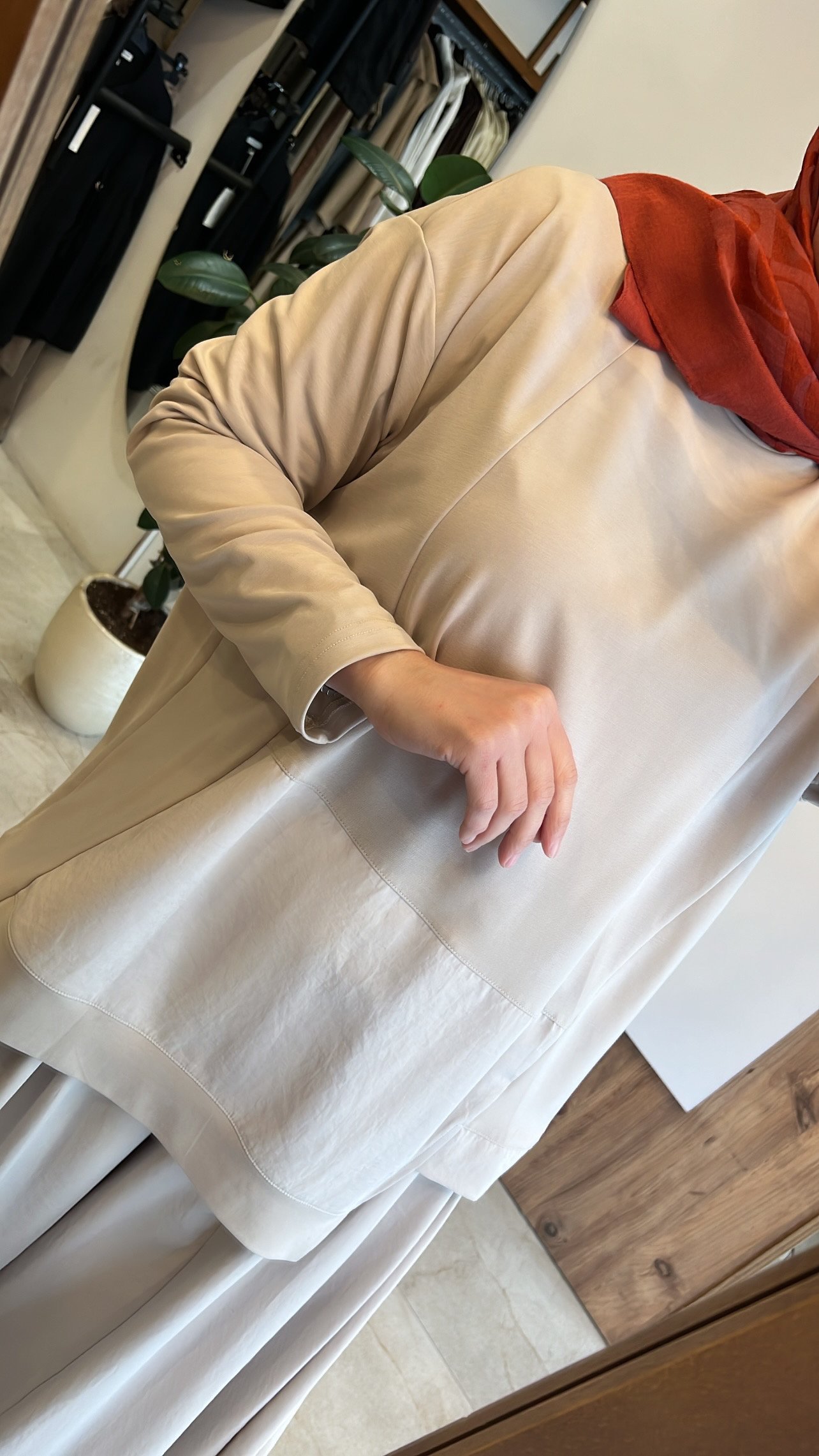 Uzun kollu bambu takım taş CEREMONY